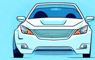 A car with tinted windows