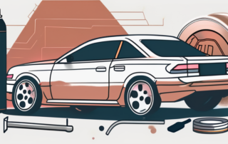 A car with visible scratches on its surface