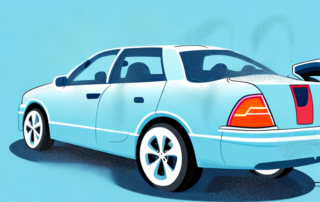 A car being cleaned by a spray bottle filled with a waterless car cleaner