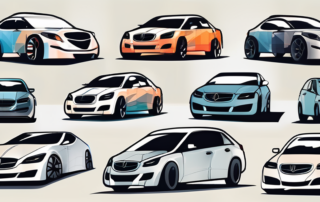 A variety of stylish and sleek cars