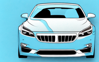 A car with a glossy sheen