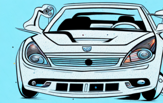 A car in the process of being creatively customized