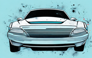 A car with visible scratches on its side