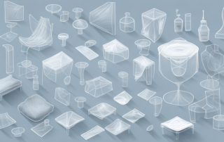 Various household items like a table