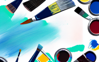 A chipped paint surface on a wooden table