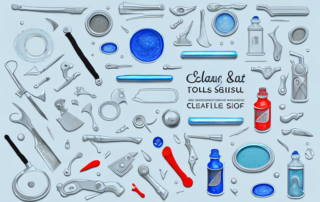Various tools and products used for sealing glass-ceramic surfaces