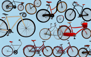 Various types of bicycle frames