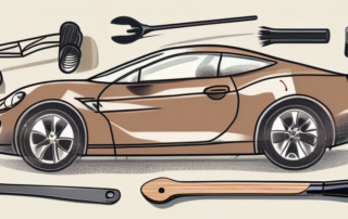 A variety of small objects like a car