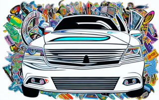 A car adorned with high-quality