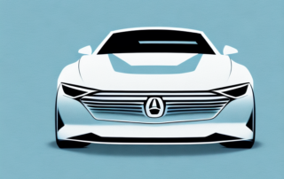 A sleek car in matte finish