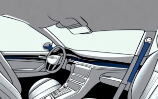 A car interior focusing on the seats