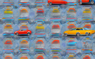 A car exterior adorned with various styles of decorative films