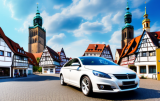 A car gleaming brightly after a thorough cleaning and detailing