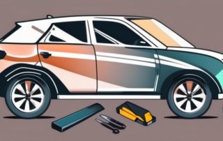 A car with tinted windows