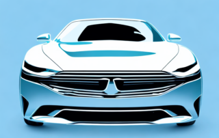 A sleek car with a shiny chrome wrap