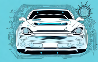 A car with visible internal parts