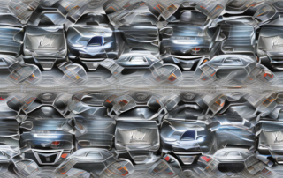 Several different types of car hood films