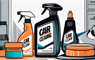 Various car cleaning products