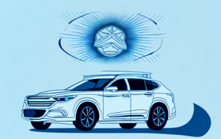 A stylish car with tinted windows