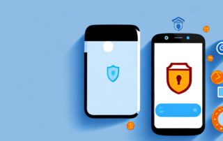 A smartphone displaying a digital banking app interface