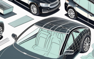 Various car parts (like a windshield