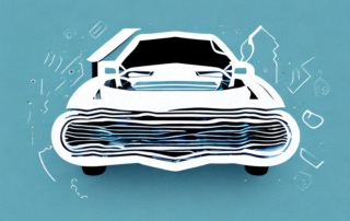 A car with partially removed foil