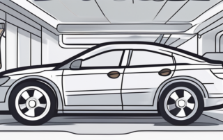 The interior of a car