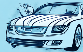 A car with visible scratches on its surface