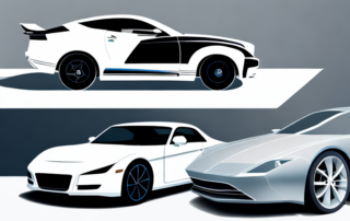 Two cars side by side