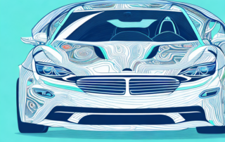 A car being wrapped in a customizable design