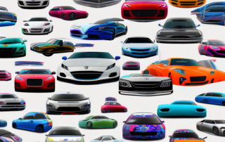 Ten different cars