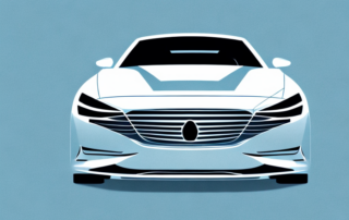 A sleek car with a shiny carbon foil finish