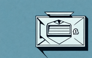 A locked mailbox symbolizing secure email