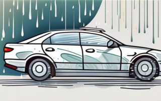 A car protected by a shiny