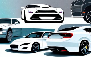 Two cars side by side