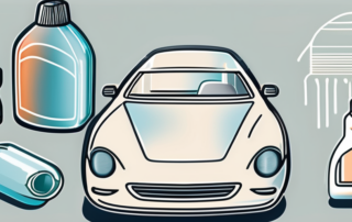 Various plastic objects such as a car dashboard