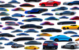 Various cars with different