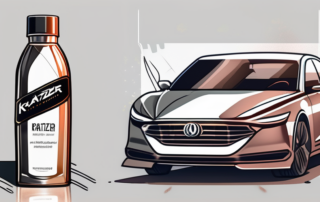 A car with visible scratches on its surface