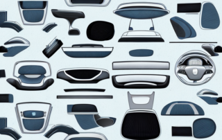 A car interior focusing on the seats