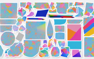 A variety of colorful sticker sheets