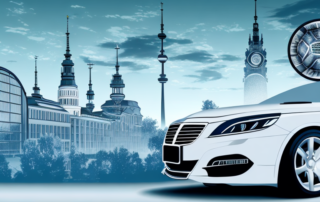 A professional car detailing set