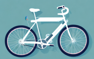 A bicycle with a highlighted