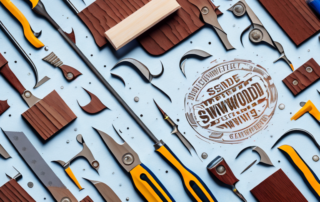 A set of woodworking tools