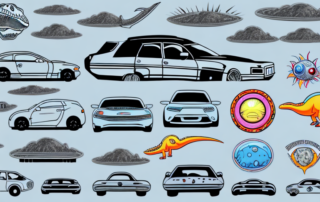A variety of humorous and creative car stickers