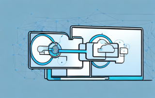 Two computers exchanging a locked box