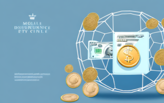 A wallet with coins and banknotes partially visible