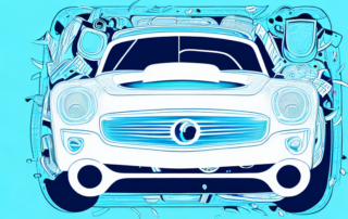 A car with visible protective shield