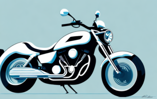 A sleek motorcycle with a shiny chrome wrap