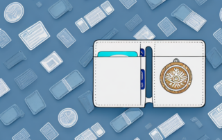 A wallet with a shield symbol on it