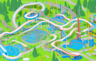 Various types of slides (playground